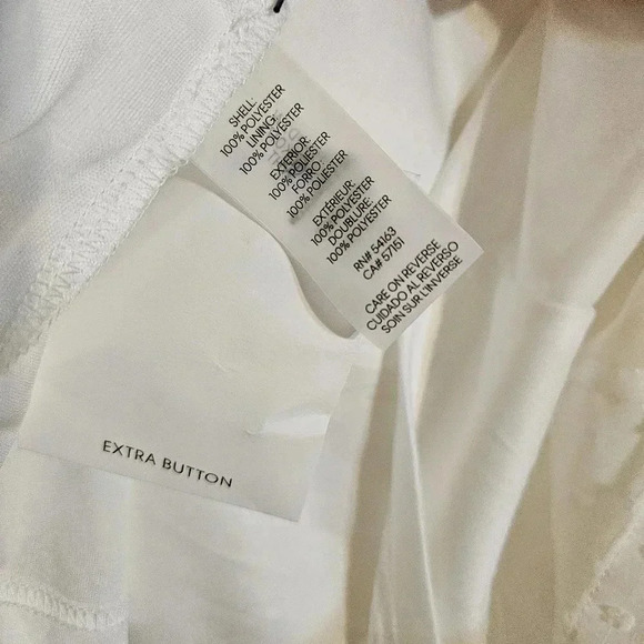 Calvin Klein Chiffon Overlay Dress NWOT - Picture 6 of 6